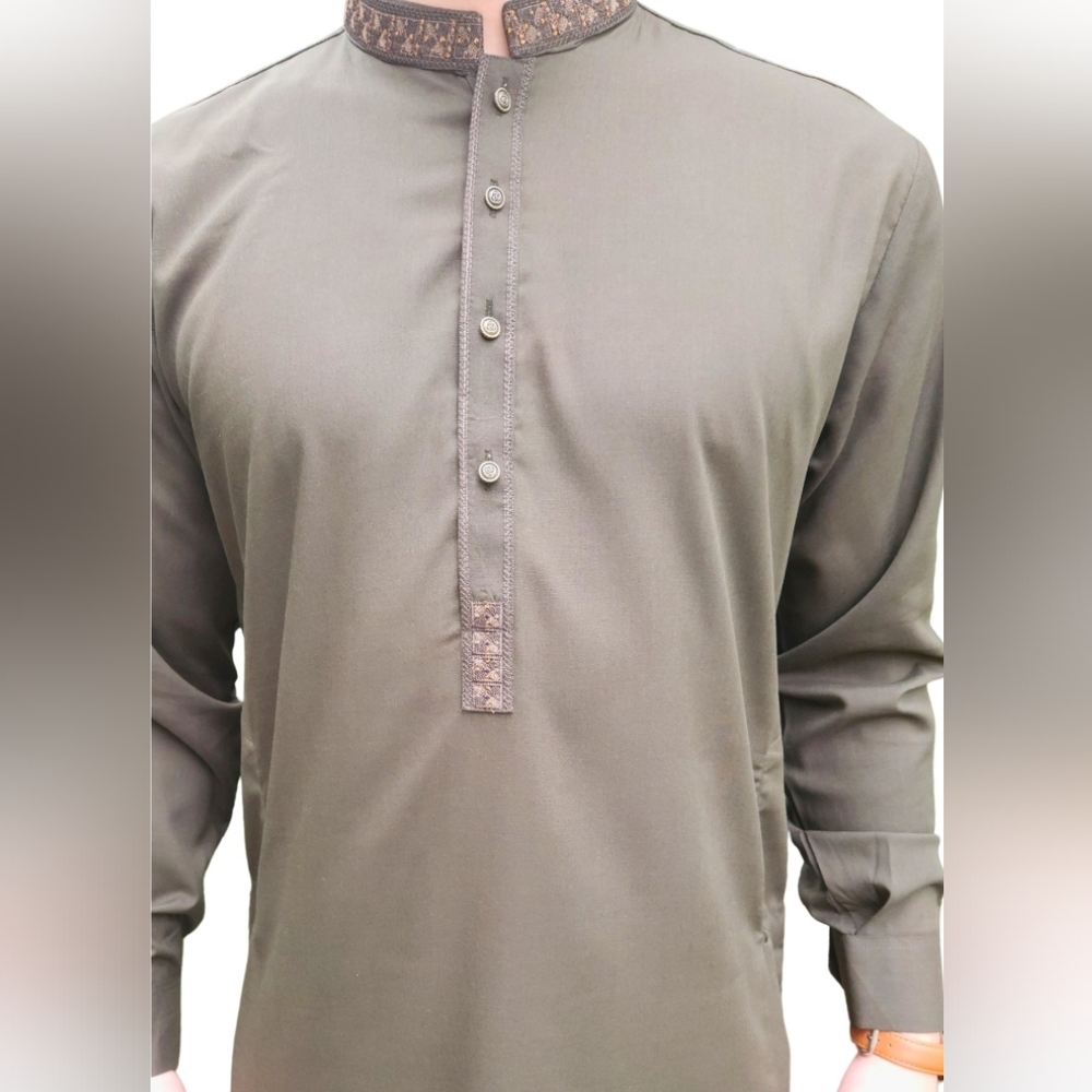 Men's Olive Green Shirt